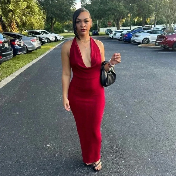 Dresses & Skirts - Womans sexy red dress evening dress